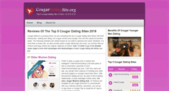 Desktop Screenshot of cougardatingsite.org