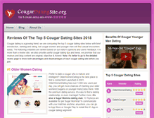 Tablet Screenshot of cougardatingsite.org